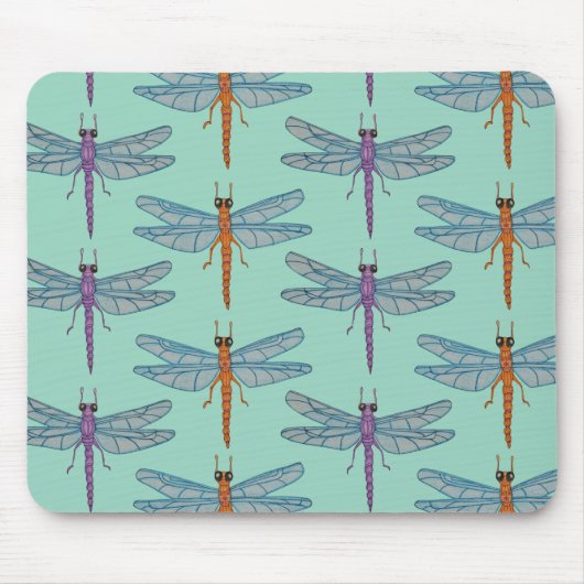 Dragonfly pattern muismat (Voorkant)