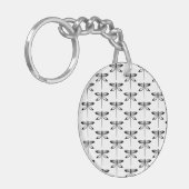 Dragonfly Pattern Sleutelhanger (Voorkant Links)