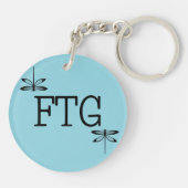 Dragonfly Pattern Sleutelhanger (Achterkant)