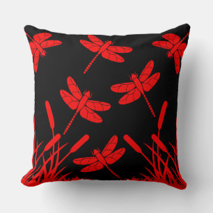 Dragonfly Patterned Decor Kussen