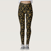 Dragonfly Patterned Decor Leggings (Voorkant)