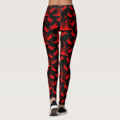 Dragonfly Patterned Decor Leggings (Achterkant)