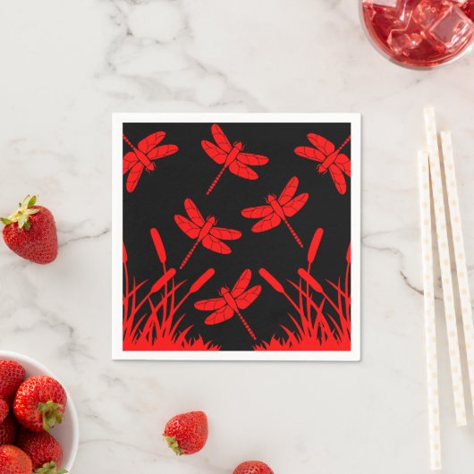 Dragonfly Patterned Decor Servet (Insitu)