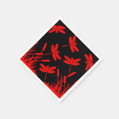 Dragonfly Patterned Decor Servet (Hoek)