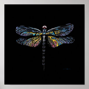 Dragonfly Pen Poster