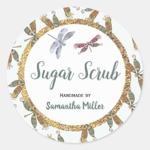 Dragonfly Personal Care Product Sticker Etiket