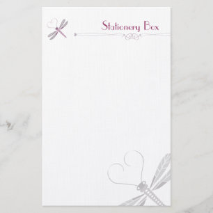 Dragonfly Personal Note Paper Briefpapier