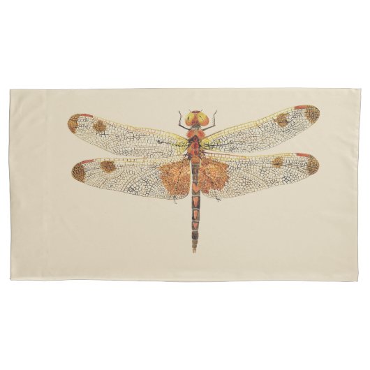 Dragonfly Pillowcases Kussensloop (Voorkant-Links)