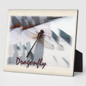 Dragonfly Plaque Fotoplaat (Zijkant)