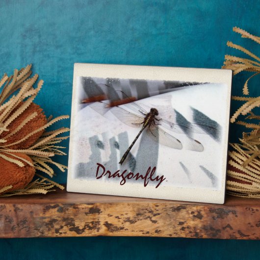 Dragonfly Plaque Fotoplaat (Zijkant)