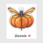Dragonfly Pompoen Lazy Halloween Feestkostuum Kind Sticker (Vel)