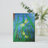 Dragonfly Pond Briefkaart (Staand voorkant)