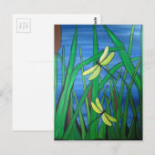 Dragonfly Pond Briefkaart (Voorkant / Achterkant)