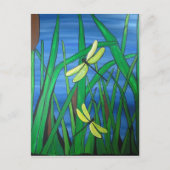 Dragonfly Pond Briefkaart (Voorkant)