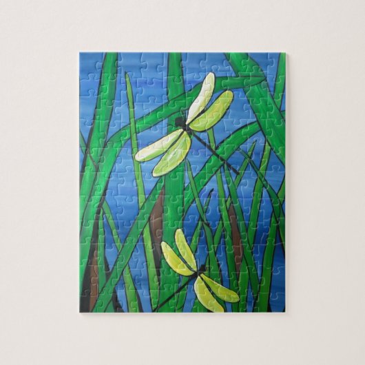Dragonfly Pond Legpuzzel (Verticaal)