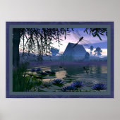 Dragonfly Pond van Michelle Wilder Poster (Voorkant)