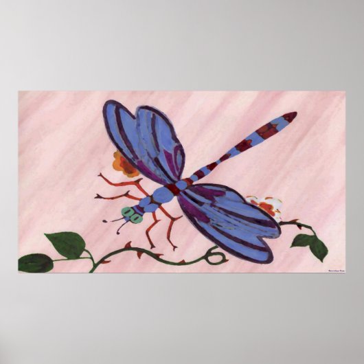 Dragonfly-Poster Poster (Voorkant)