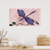 Dragonfly-Poster Poster (Keuken)