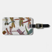 Dragonfly Print 3 Bagagelabel (Voorkant horizontaal)