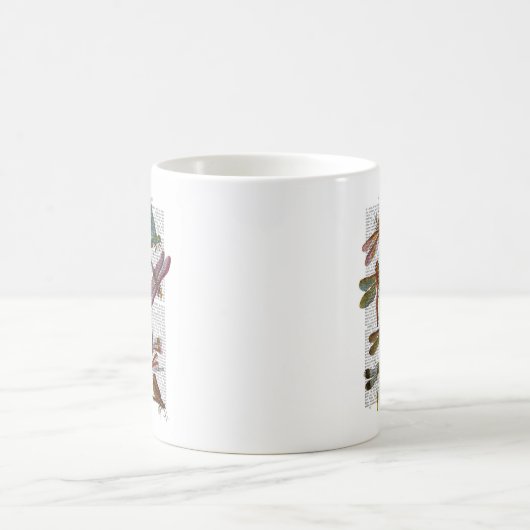 Dragonfly Print 3 Koffiemok (Center)