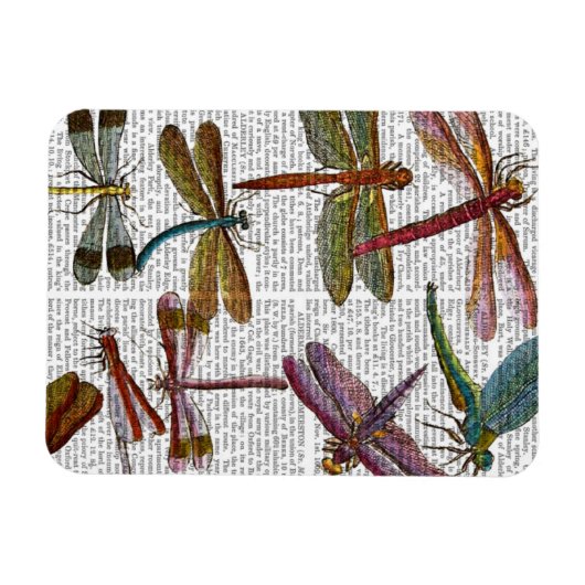 Dragonfly Print 3 Magneet (Horizontaal)