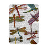 Dragonfly Print 3 Magneet (Verticaal)