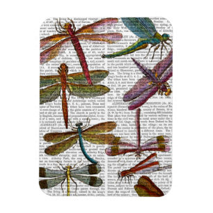 Dragonfly Print 3 Magneet