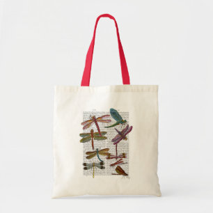 Dragonfly Print 3 Tote Bag