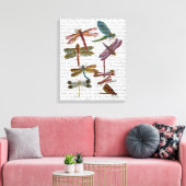 Dragonfly Print 4 (Insitu (Woonkamer))
