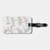 Dragonfly Print 4 Bagagelabel (Achterkant horizontaal)