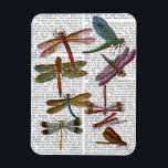Dragonfly Print 4 Magneet<br><div class="desc">Dieren en Natuur</div>