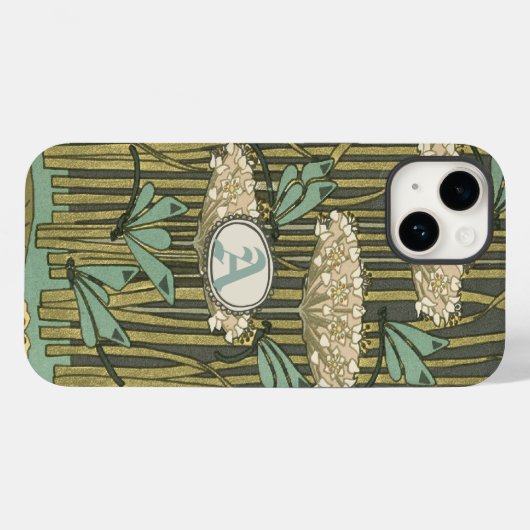 dragonfly Reed Monogram iPhone Case-Mate iPhone Case (Achterkant (horizontaal))