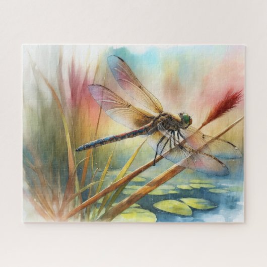 Dragonfly Resting Legpuzzel (Horizontaal)