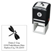 Dragonfly retouradres |  zelfinktende stempel (In situ)