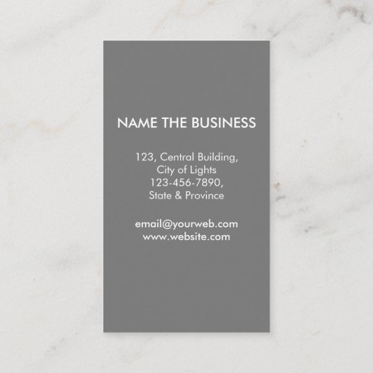 Dragonfly Retro  Succes Tattoo Visitekaartje (Achterkant)