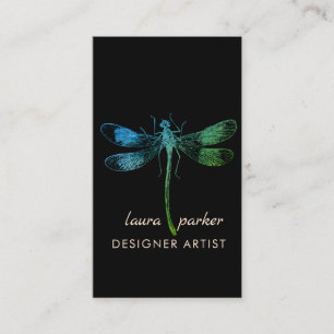 Dragonfly Retro Succes Tattoo Visitekaartje