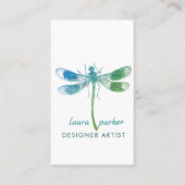Dragonfly Retro Succes Tattoo Visitekaartje (Voorkant)