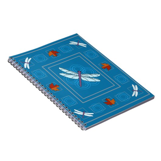 Dragonfly Ripples Notitieboek (Rechterzijde)