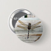 Dragonfly Ronde Button 5,7 Cm (Voorkant /achterkant)