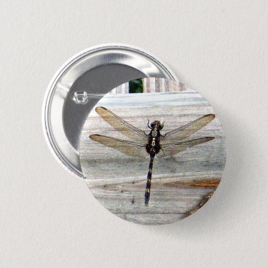 Dragonfly Ronde Button 5,7 Cm (Voorkant /achterkant)