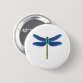 Dragonfly Ronde Button 5,7 Cm (Voorkant /achterkant)