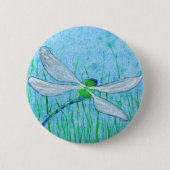 Dragonfly Ronde Button 5,7 Cm (Voorkant)