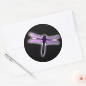 Dragonfly Ronde Sticker (Envelop)