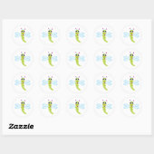 Dragonfly Ronde Sticker (Vel)