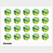 Dragonfly Ronde Sticker (Vel)