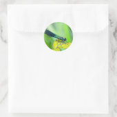 Dragonfly Ronde Sticker (Tas)