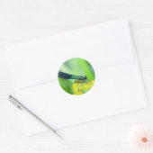 Dragonfly Ronde Sticker (Envelop)