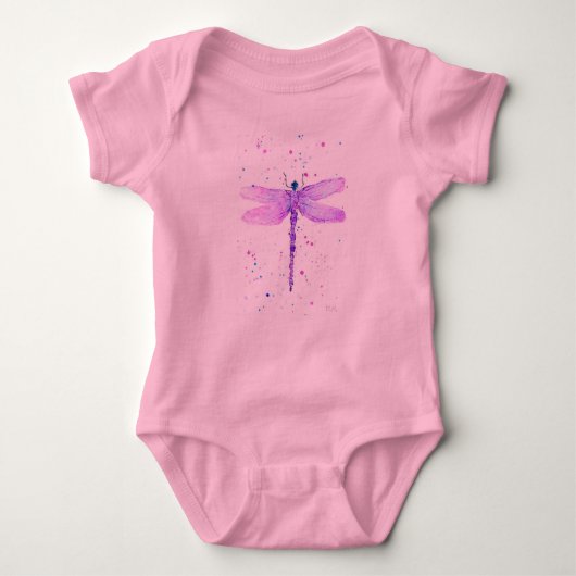 Dragonfly roze bodysuit (Voorkant)
