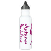 Dragonfly roze drinken fles (Links)