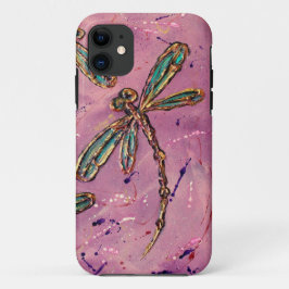 Dragonfly roze Fizz Case-Mate iPhone Case